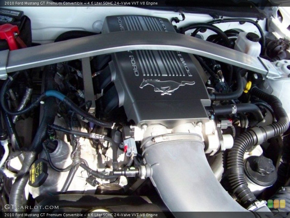 4.6 Liter SOHC 24-Valve VVT V8 Engine for the 2010 Ford Mustang #57379334