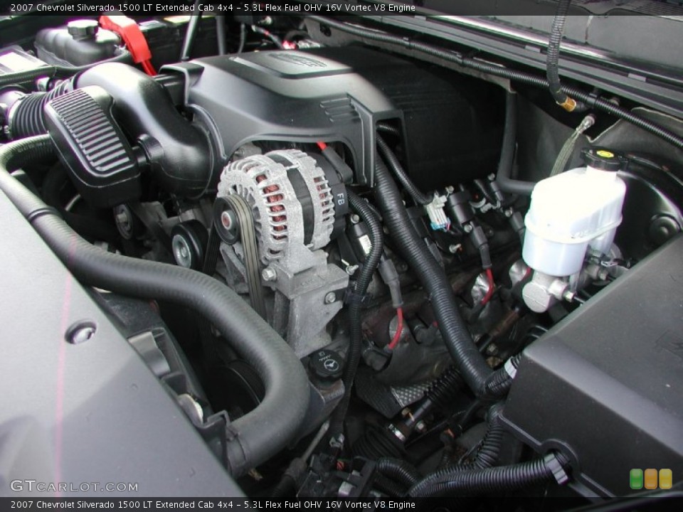 5.3L Flex Fuel OHV 16V Vortec V8 Engine for the 2007 Chevrolet Silverado 1500 #57385331