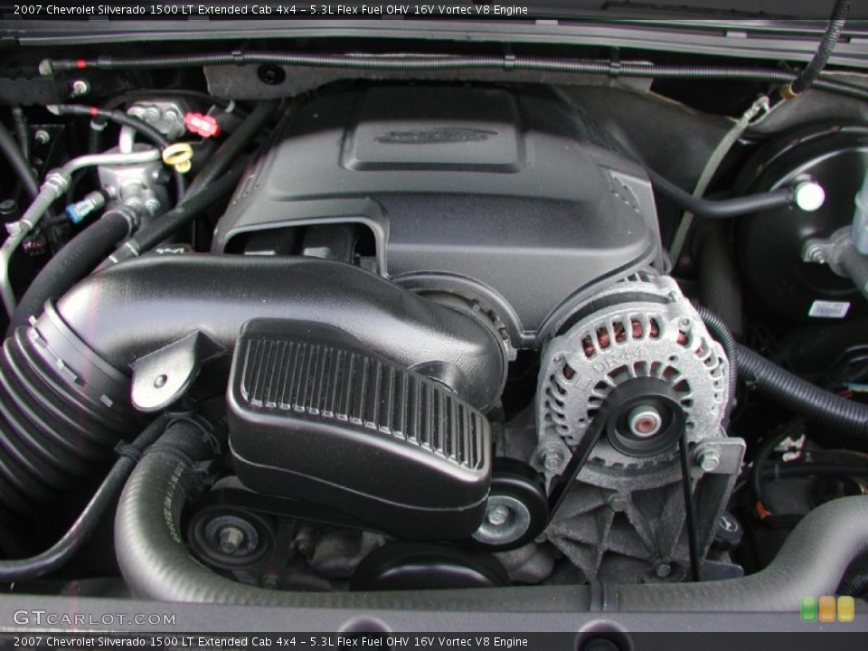 5.3L Flex Fuel OHV 16V Vortec V8 Engine for the 2007 Chevrolet Silverado 1500 #57385340