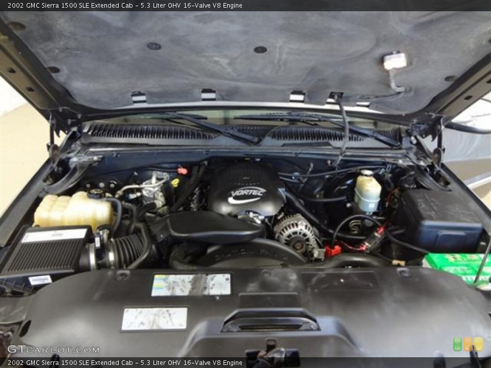 5.3 Liter OHV 16-Valve V8 Engine for the 2002 GMC Sierra 1500 #57394448