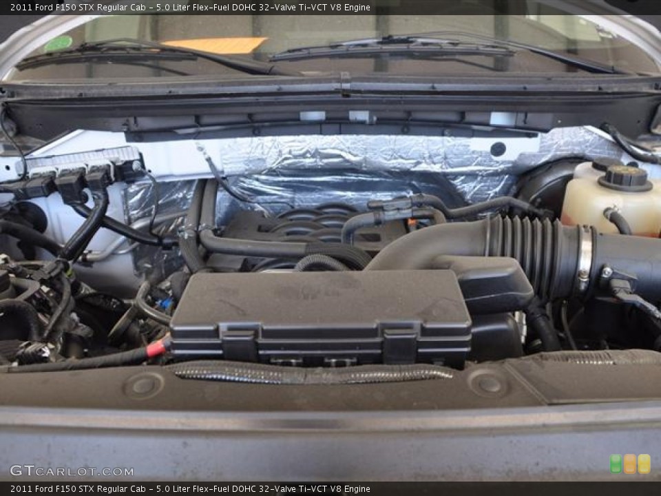5.0 Liter Flex-Fuel DOHC 32-Valve Ti-VCT V8 Engine for the 2011 Ford F150 #57400380