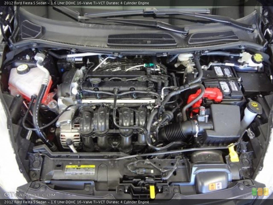 1.6 Liter DOHC 16-Valve Ti-VCT Duratec 4 Cylinder Engine for the 2012 Ford Fiesta #57402494