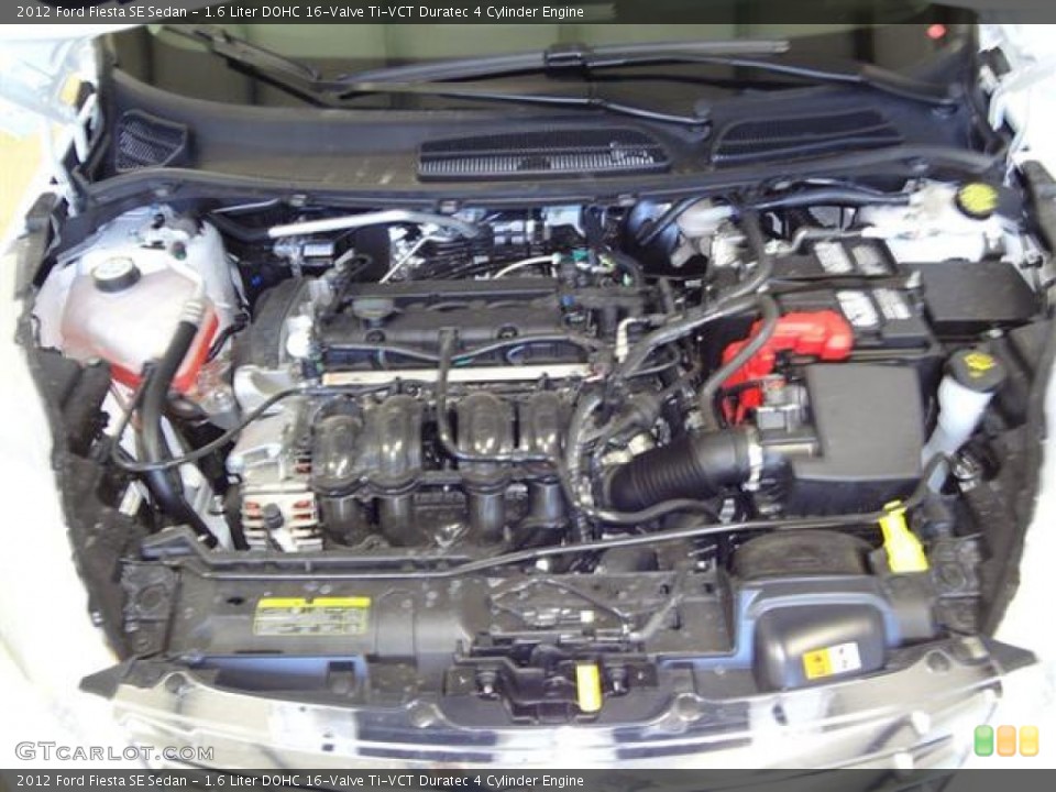 1.6 Liter DOHC 16-Valve Ti-VCT Duratec 4 Cylinder Engine for the 2012 Ford Fiesta #57402755
