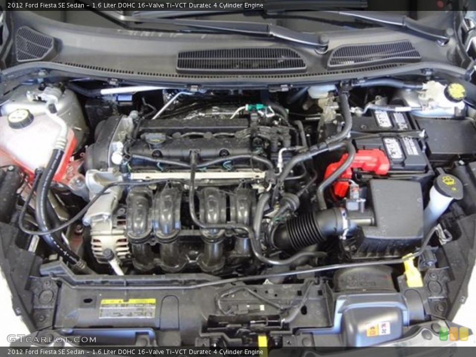 1.6 Liter DOHC 16-Valve Ti-VCT Duratec 4 Cylinder Engine for the 2012 Ford Fiesta #57402944