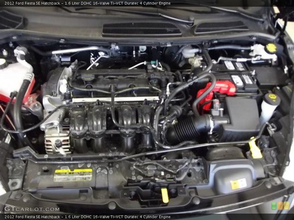 1.6 Liter DOHC 16-Valve Ti-VCT Duratec 4 Cylinder Engine for the 2012 Ford Fiesta #57403760