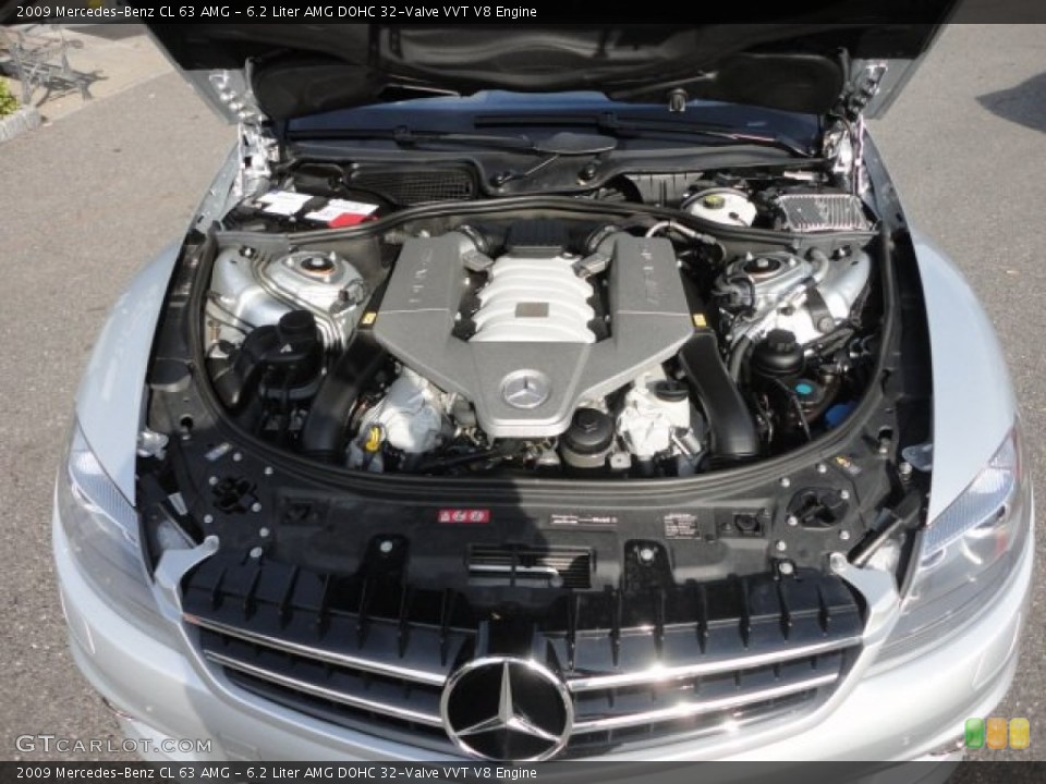 6.2 Liter AMG DOHC 32-Valve VVT V8 Engine for the 2009 Mercedes-Benz CL #57406712