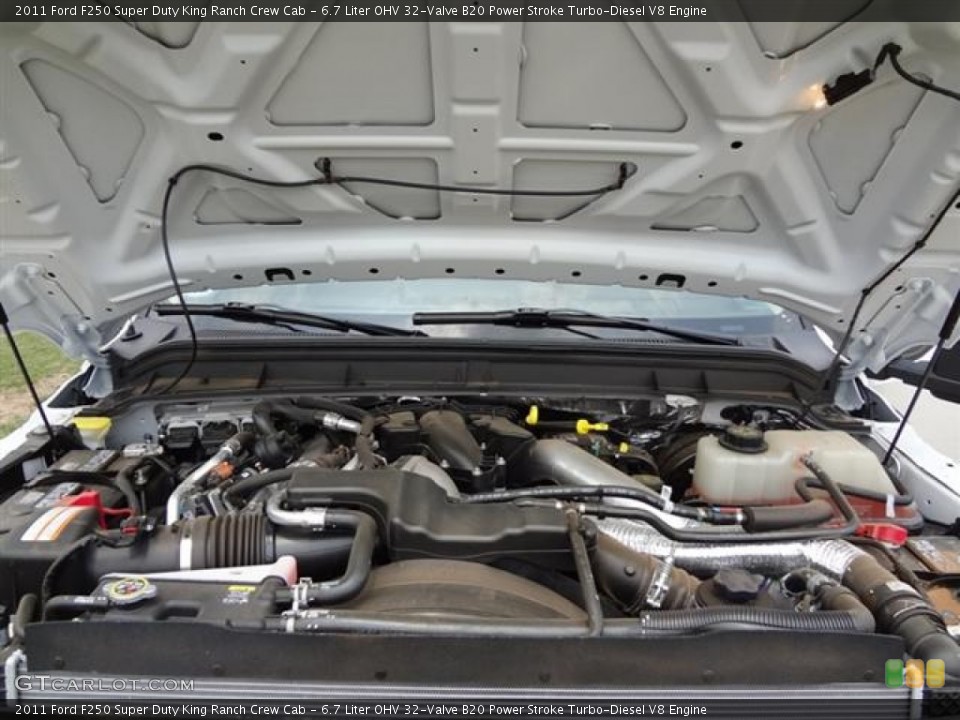 6.7 Liter OHV 32-Valve B20 Power Stroke Turbo-Diesel V8 Engine for the 2011 Ford F250 Super Duty #57409625