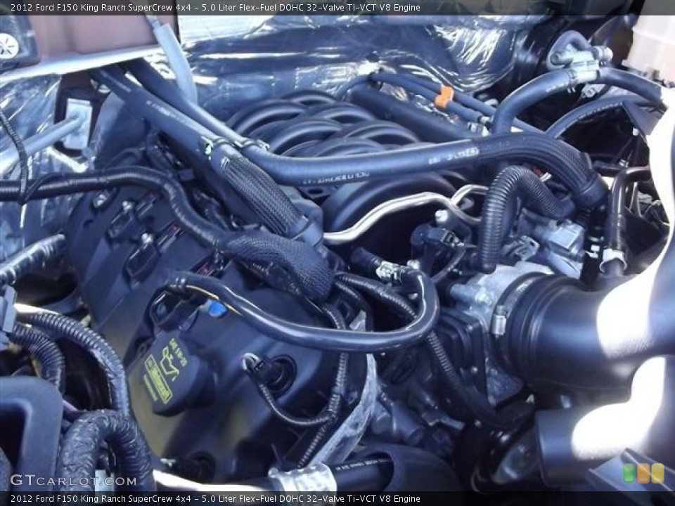 5.0 Liter Flex-Fuel DOHC 32-Valve Ti-VCT V8 Engine for the 2012 Ford F150 #57412946