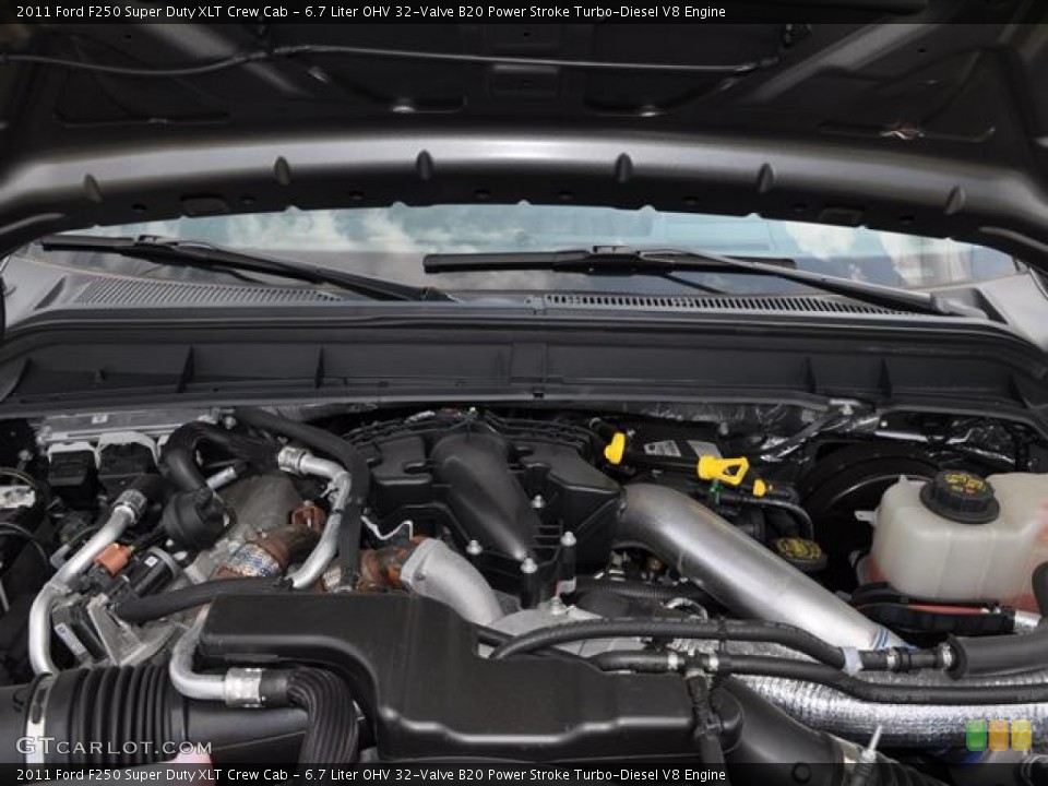 6.7 Liter OHV 32-Valve B20 Power Stroke Turbo-Diesel V8 Engine for the 2011 Ford F250 Super Duty #57414589