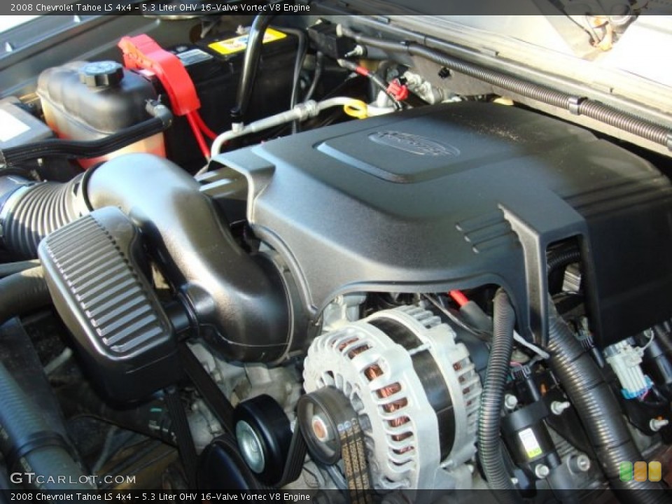5.3 Liter OHV 16-Valve Vortec V8 Engine for the 2008 Chevrolet Tahoe #57427043