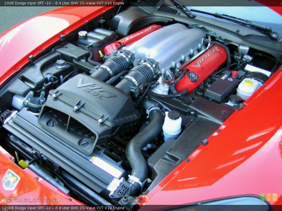 8.4 Liter OHV 20-Valve VVT V10 Engine for the 2008 Dodge Viper #57428507
