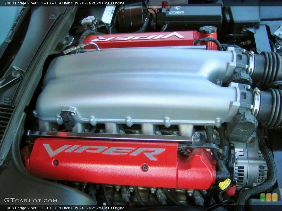 8.4 Liter OHV 20-Valve VVT V10 Engine for the 2008 Dodge Viper #57428534