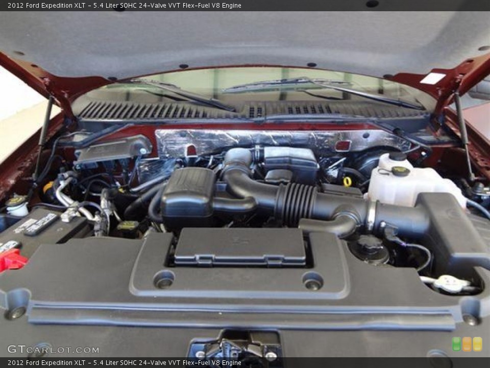5.4 Liter SOHC 24-Valve VVT Flex-Fuel V8 Engine for the 2012 Ford Expedition #57430628