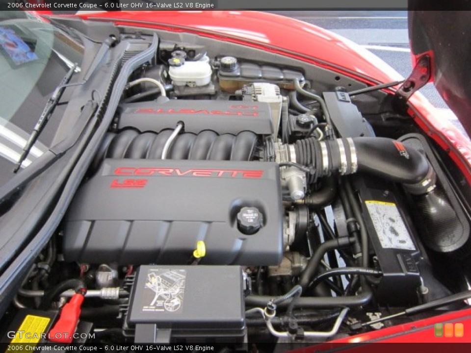 6.0 Liter OHV 16-Valve LS2 V8 Engine for the 2006 Chevrolet Corvette #57444848