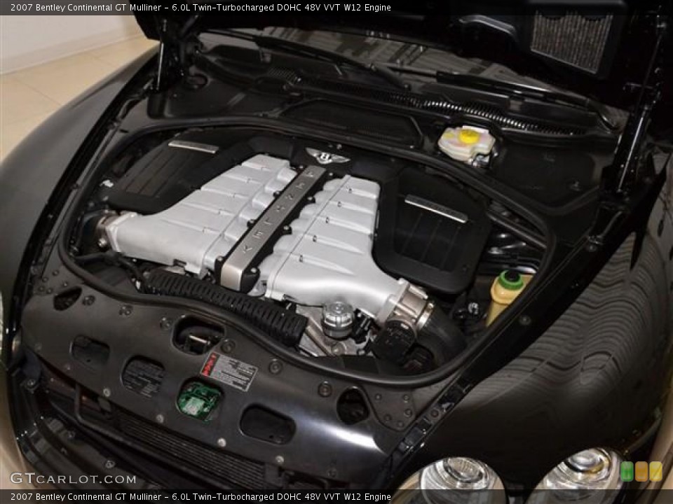 6.0L Twin-Turbocharged DOHC 48V VVT W12 Engine for the 2007 Bentley Continental GT #57445761
