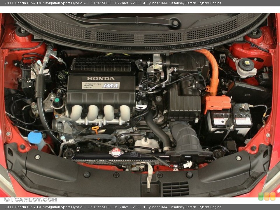 1.5 Liter SOHC 16-Valve i-VTEC 4 Cylinder IMA Gasoline/Electric Hybrid Engine for the 2011 Honda CR-Z #57452309