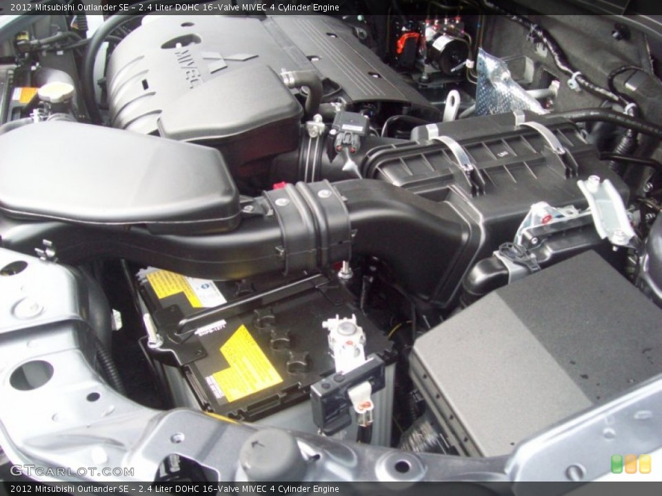 2.4 Liter DOHC 16-Valve MIVEC 4 Cylinder 2012 Mitsubishi Outlander Engine