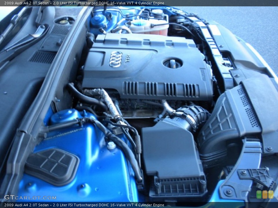 2.0 Liter FSI Turbocharged DOHC 16-Valve VVT 4 Cylinder Engine for the 2009 Audi A4 #57464860