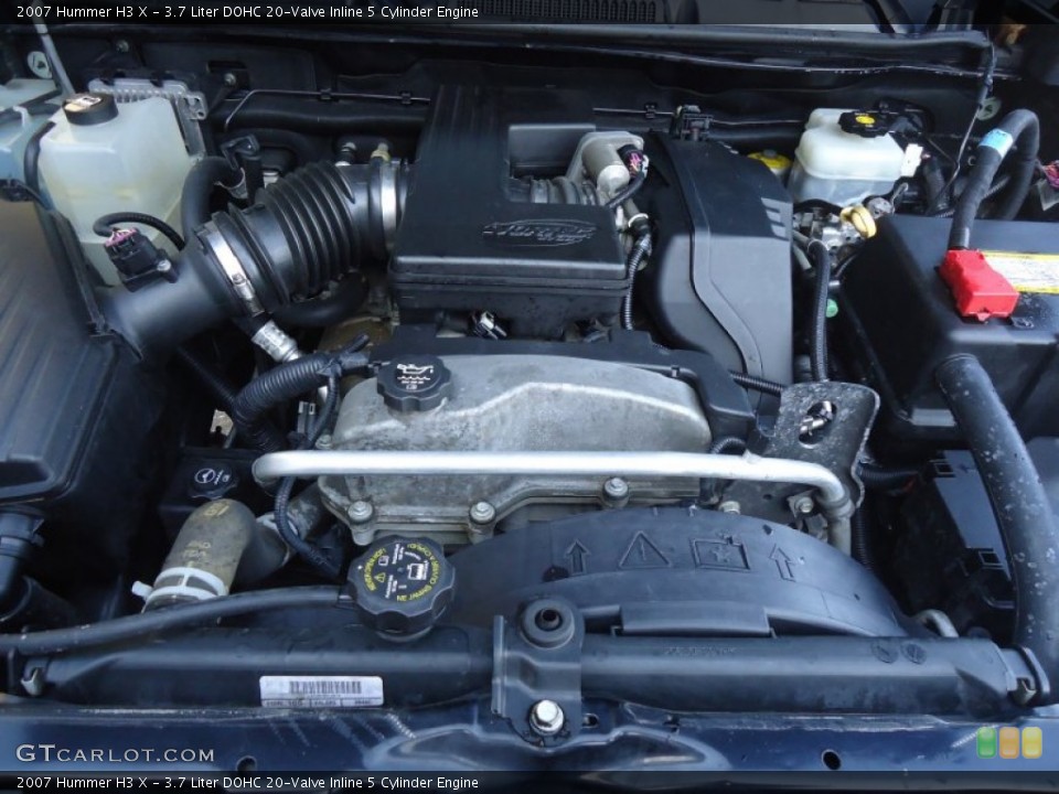 3.7 Liter DOHC 20-Valve Inline 5 Cylinder Engine for the 2007 Hummer H3 #57471097