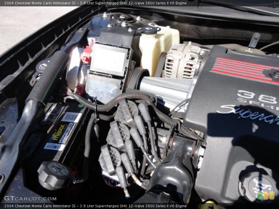 3.8 Liter Supercharged OHV 12-Valve 3800 Series II V6 Engine for the 2004 Chevrolet Monte Carlo #57475726