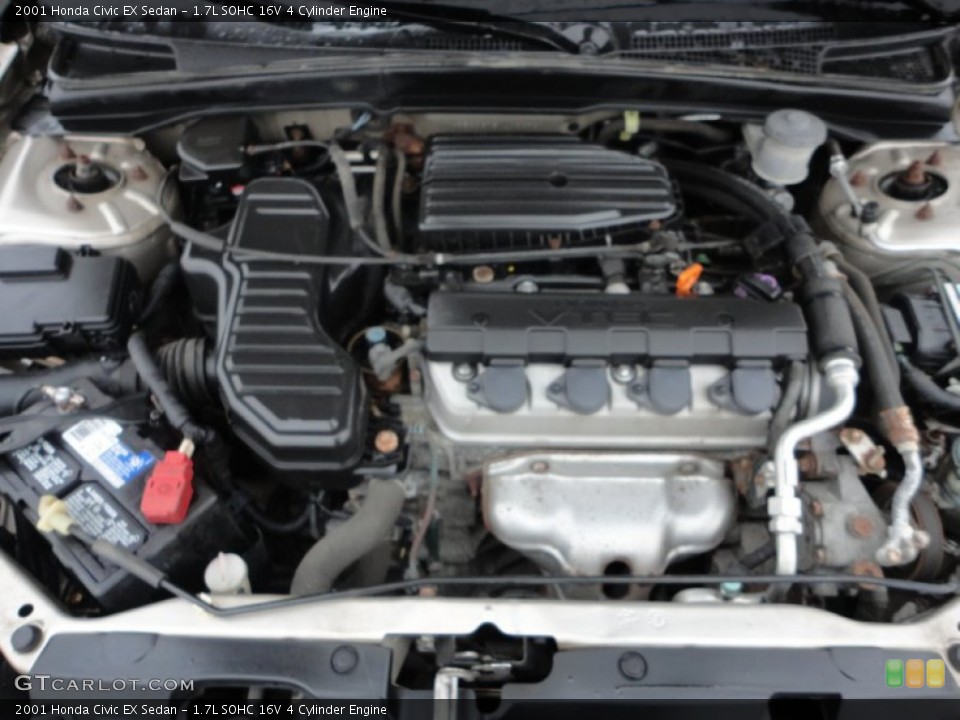 1.7L SOHC 16V 4 Cylinder Engine for the 2001 Honda Civic #57476311