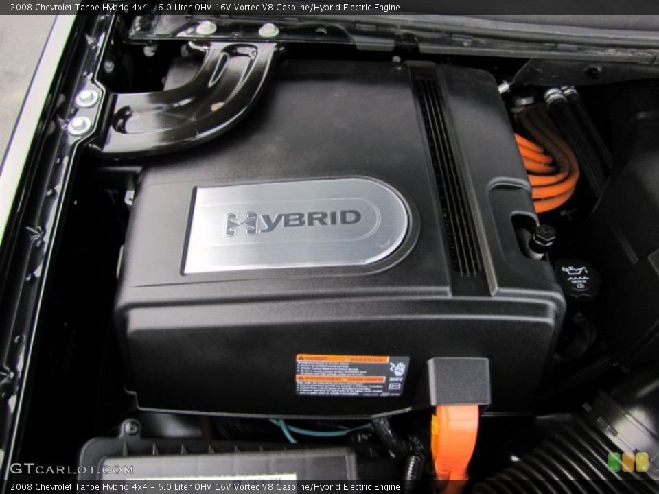 6.0 Liter OHV 16V Vortec V8 Gasoline/Hybrid Electric Engine for the 2008 Chevrolet Tahoe #57484543
