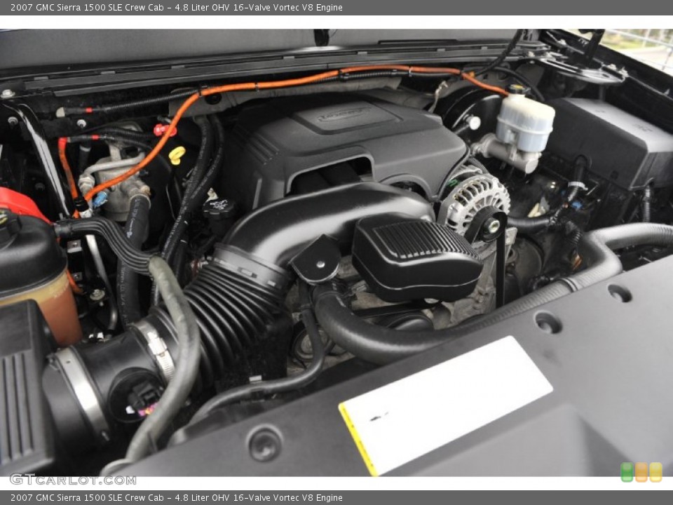4.8 Liter OHV 16-Valve Vortec V8 Engine for the 2007 GMC Sierra 1500 #57492616