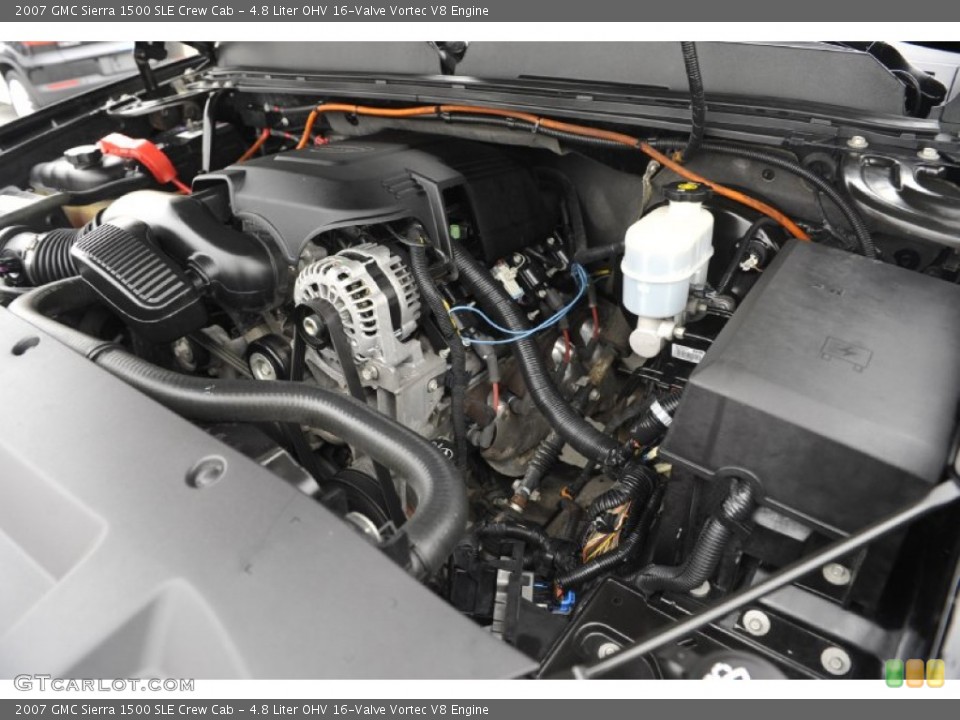 4.8 Liter OHV 16-Valve Vortec V8 Engine for the 2007 GMC Sierra 1500 #57492625