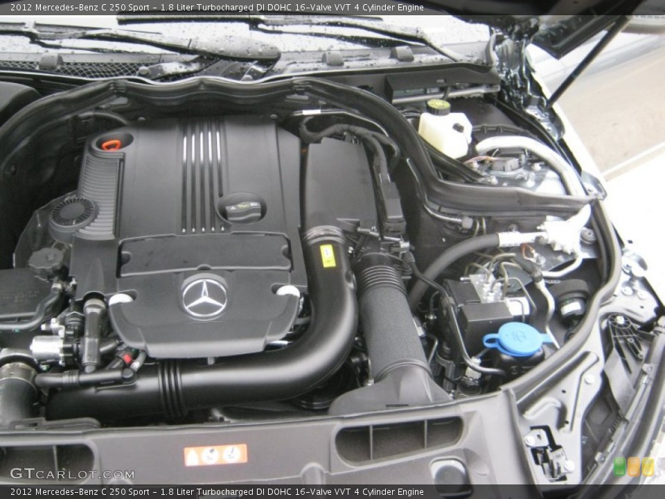 1.8 Liter Turbocharged DI DOHC 16-Valve VVT 4 Cylinder Engine for the 2012 Mercedes-Benz C #57493573