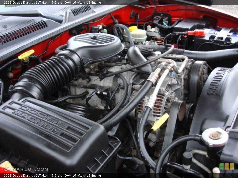 5.2 Liter OHV 16-Valve V8 Engine for the 1998 Dodge Durango #57499399 5.2 Liter Dodge Engine Gas Mileage