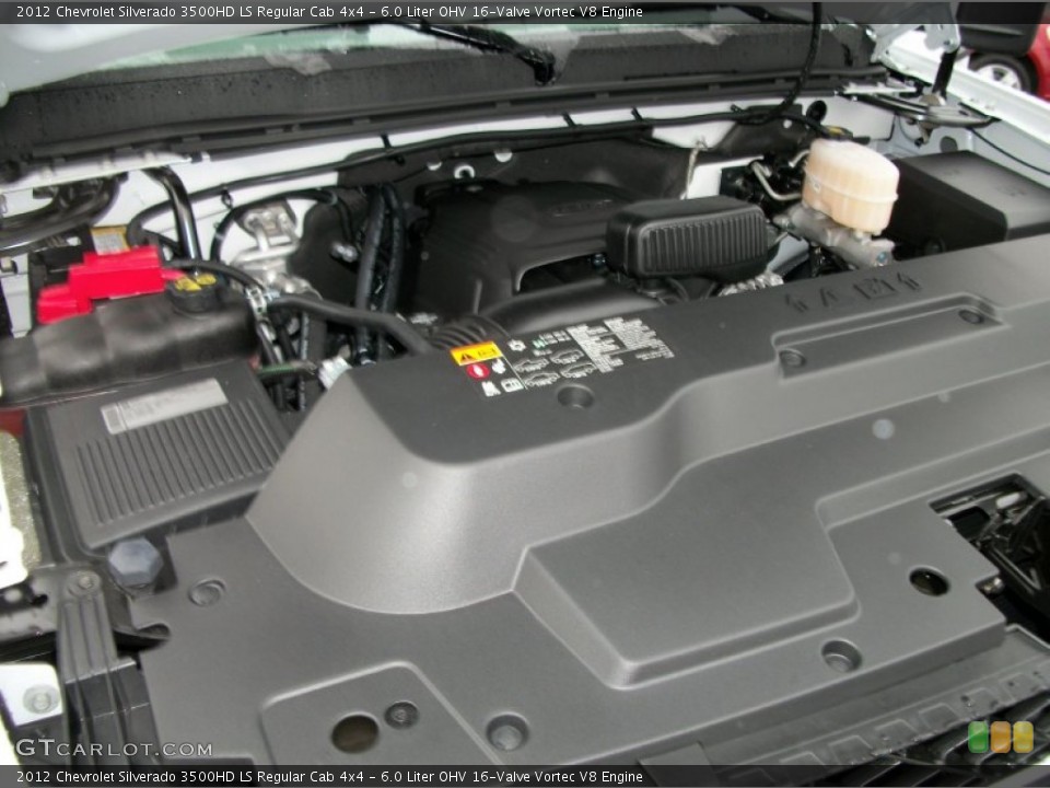 6.0 Liter OHV 16-Valve Vortec V8 Engine for the 2012 Chevrolet Silverado 3500HD #57500009