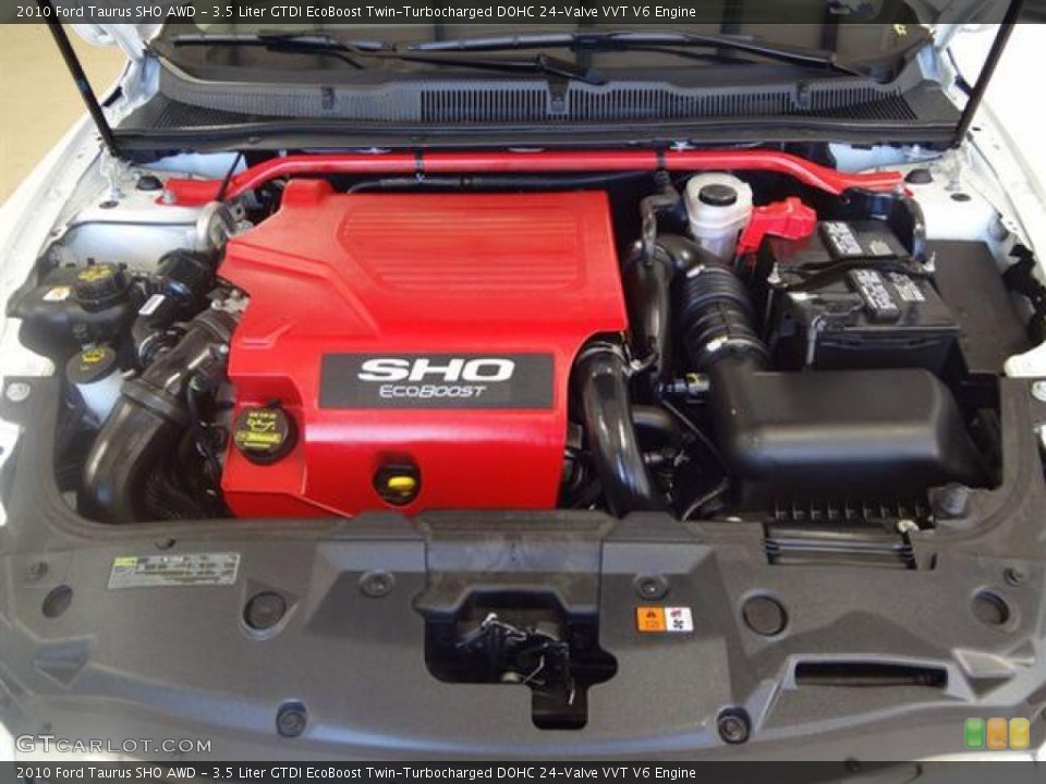 3.5 Liter GTDI EcoBoost Twin-Turbocharged DOHC 24-Valve VVT V6 Engine for the 2010 Ford Taurus #57502835