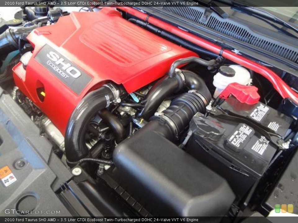 3.5 Liter GTDI EcoBoost Twin-Turbocharged DOHC 24-Valve VVT V6 Engine for the 2010 Ford Taurus #57502844