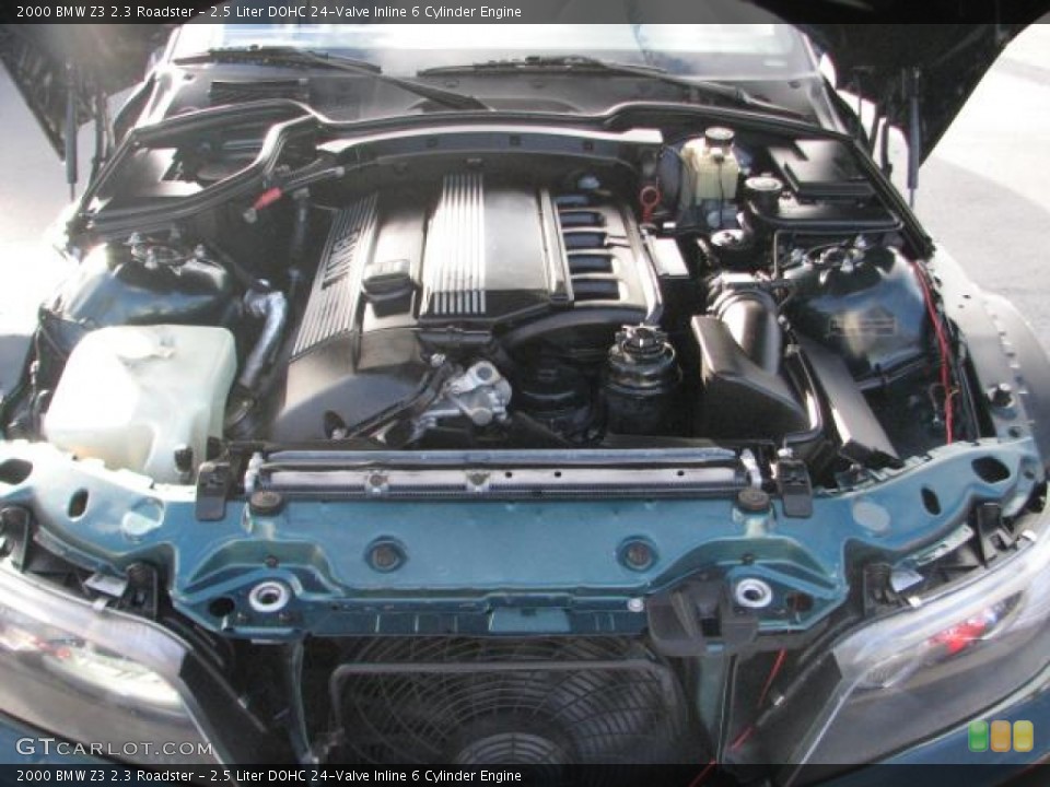 2.5 Liter DOHC 24-Valve Inline 6 Cylinder 2000 BMW Z3 Engine