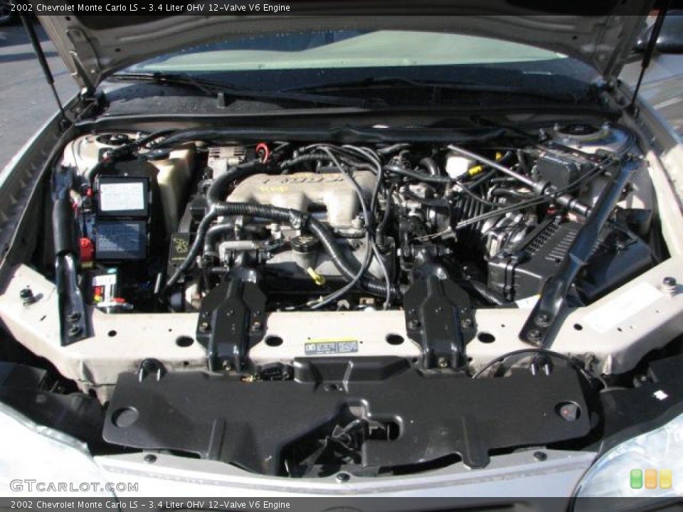 3.4 Liter OHV 12-Valve V6 Engine for the 2002 Chevrolet Monte Carlo #57508234