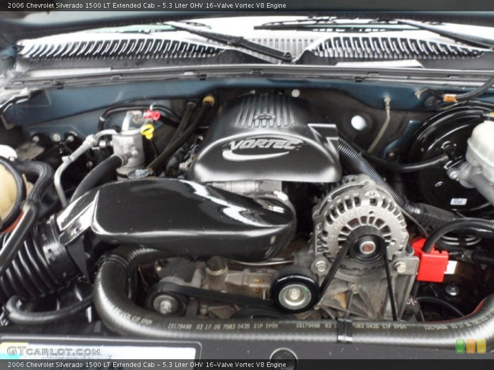 5.3 Liter OHV 16-Valve Vortec V8 Engine for the 2006 Chevrolet Silverado 1500 #57510625