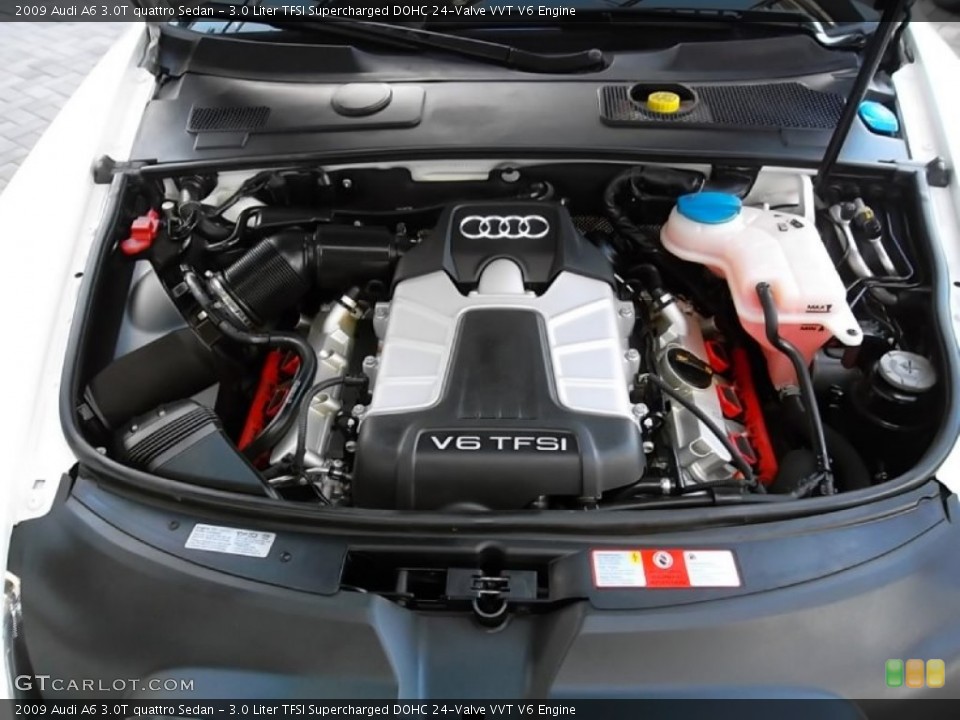 3.0 Liter TFSI Supercharged DOHC 24-Valve VVT V6 Engine for the 2009 Audi A6 #57514708