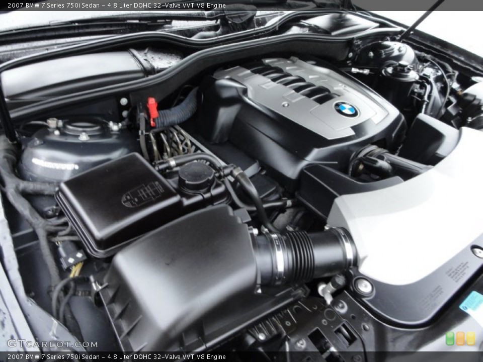 4.8 Liter DOHC 32-Valve VVT V8 Engine for the 2007 BMW 7 Series #57519937