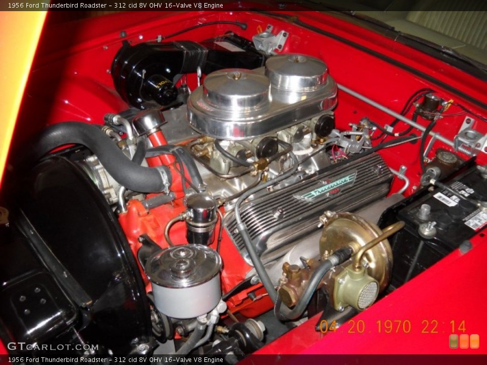 312 cid 8V OHV 16-Valve V8 Engine for the 1956 Ford Thunderbird #57522795