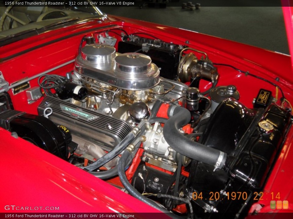 312 cid 8V OHV 16-Valve V8 Engine for the 1956 Ford Thunderbird #57522805