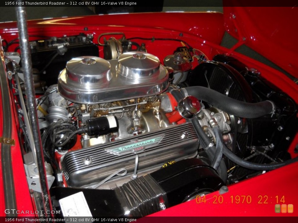 312 cid 8V OHV 16-Valve V8 Engine for the 1956 Ford Thunderbird #57522814
