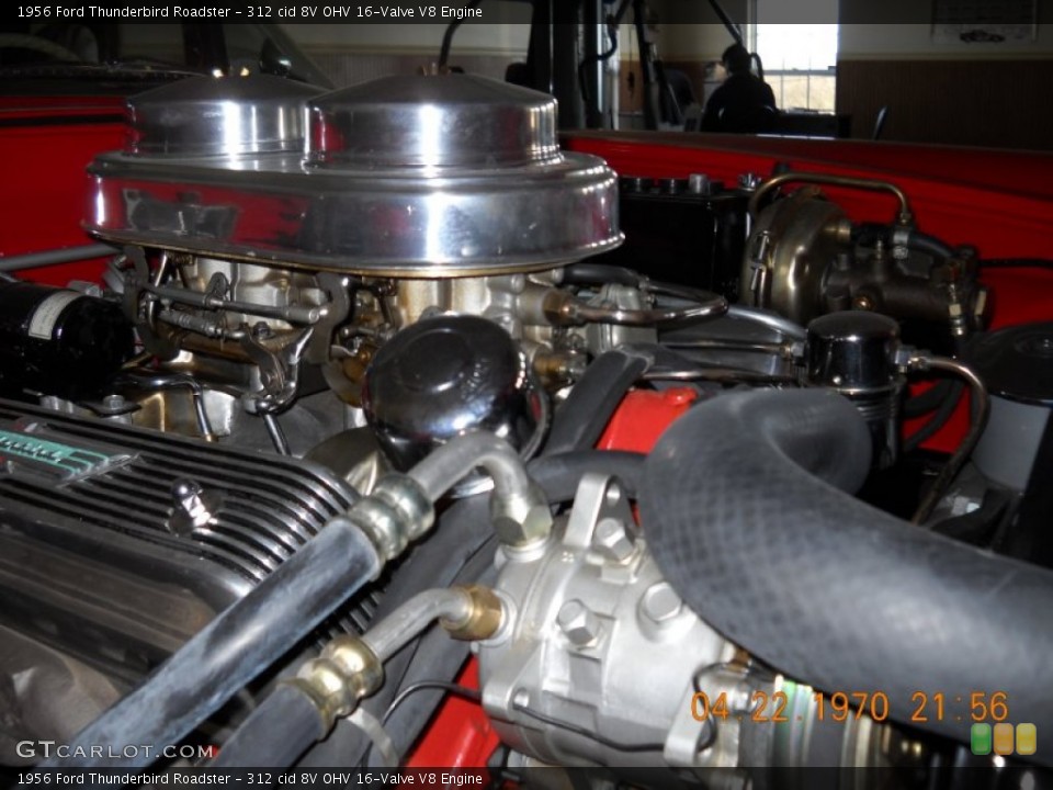 312 cid 8V OHV 16-Valve V8 Engine for the 1956 Ford Thunderbird #57523174
