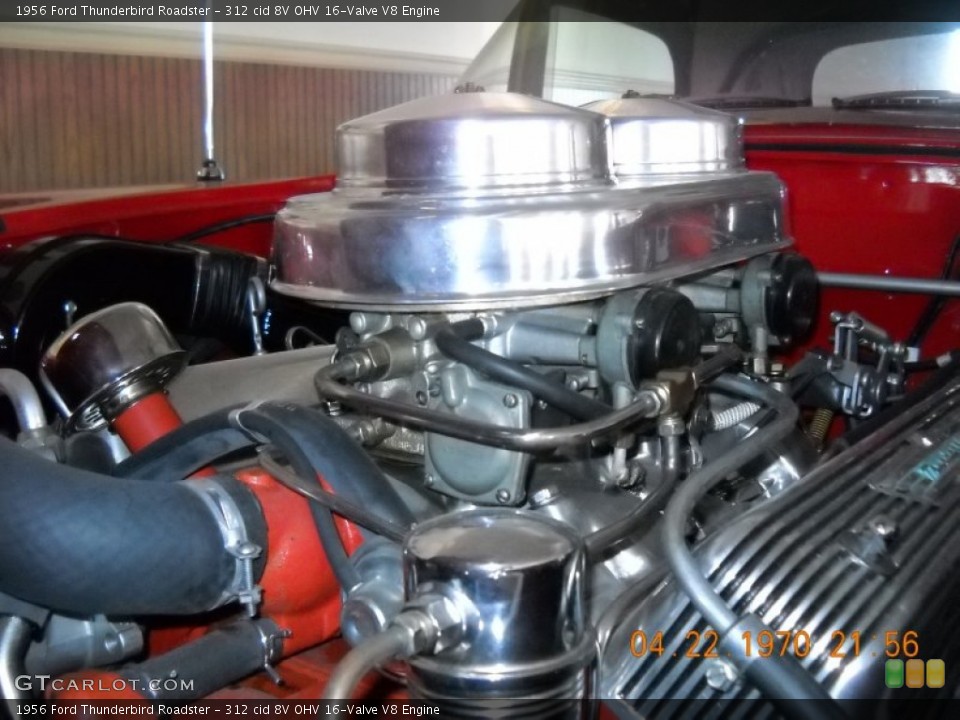 312 cid 8V OHV 16-Valve V8 Engine for the 1956 Ford Thunderbird #57523300
