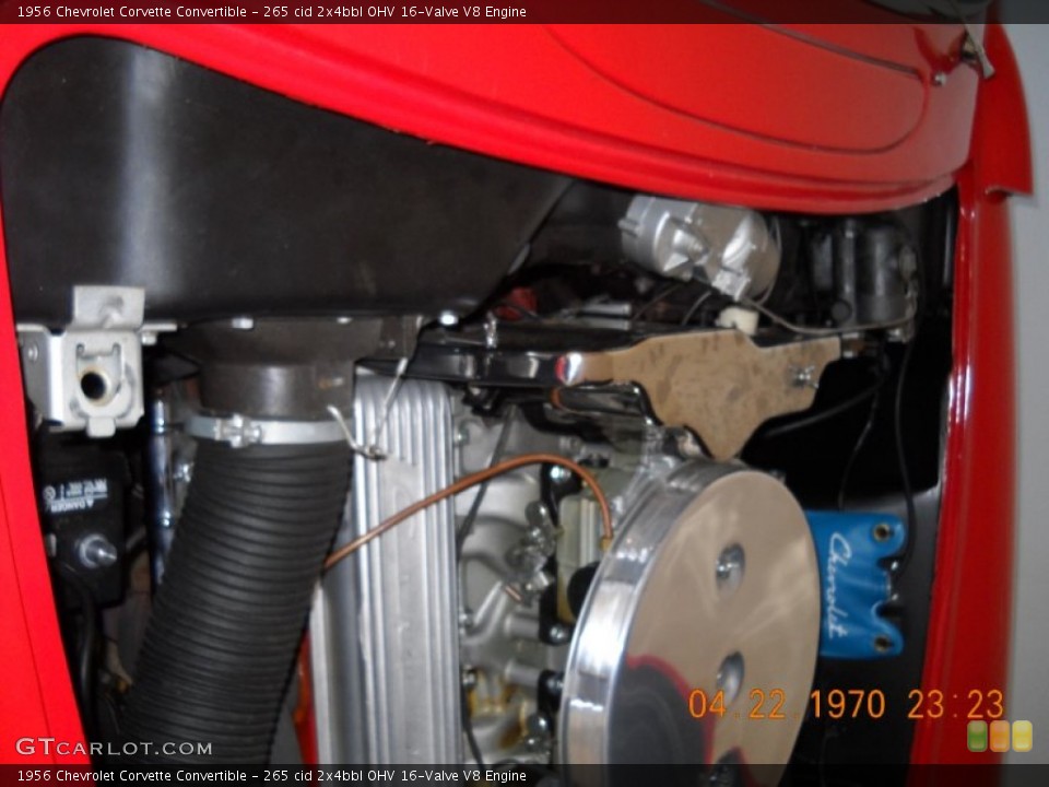 265 cid 2x4bbl OHV 16-Valve V8 Engine for the 1956 Chevrolet Corvette #57523576