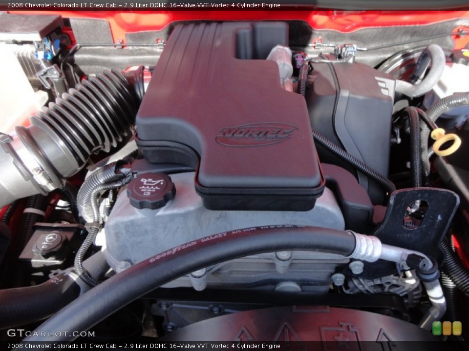2.9 Liter DOHC 16-Valve VVT Vortec 4 Cylinder Engine for the 2008 Chevrolet Colorado #57529777