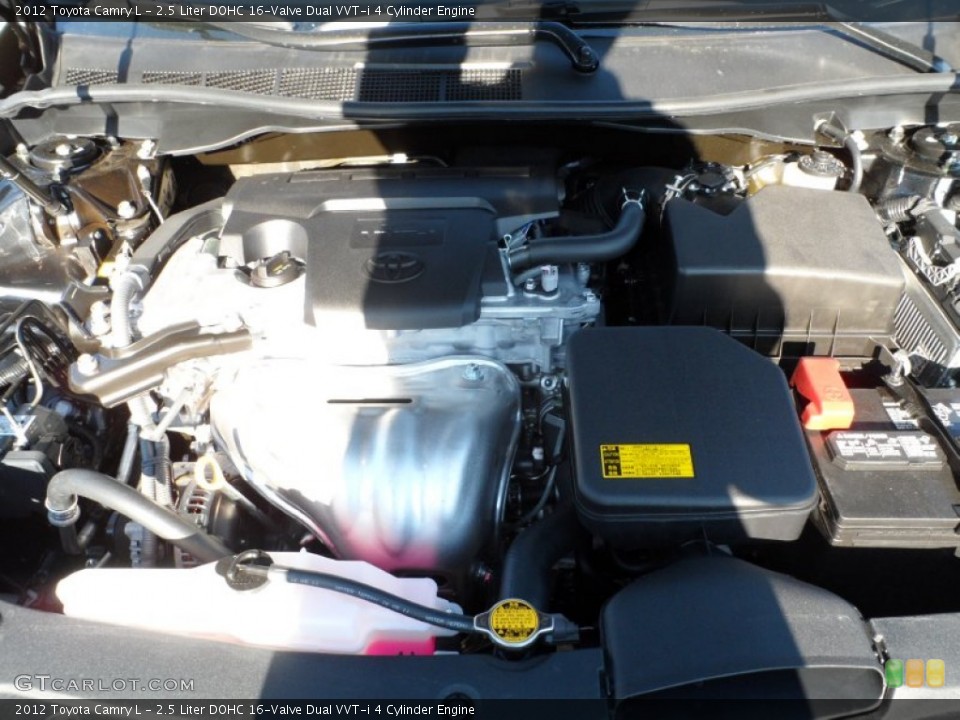 2.5 Liter DOHC 16-Valve Dual VVT-i 4 Cylinder Engine for the 2012 Toyota Camry #57542478