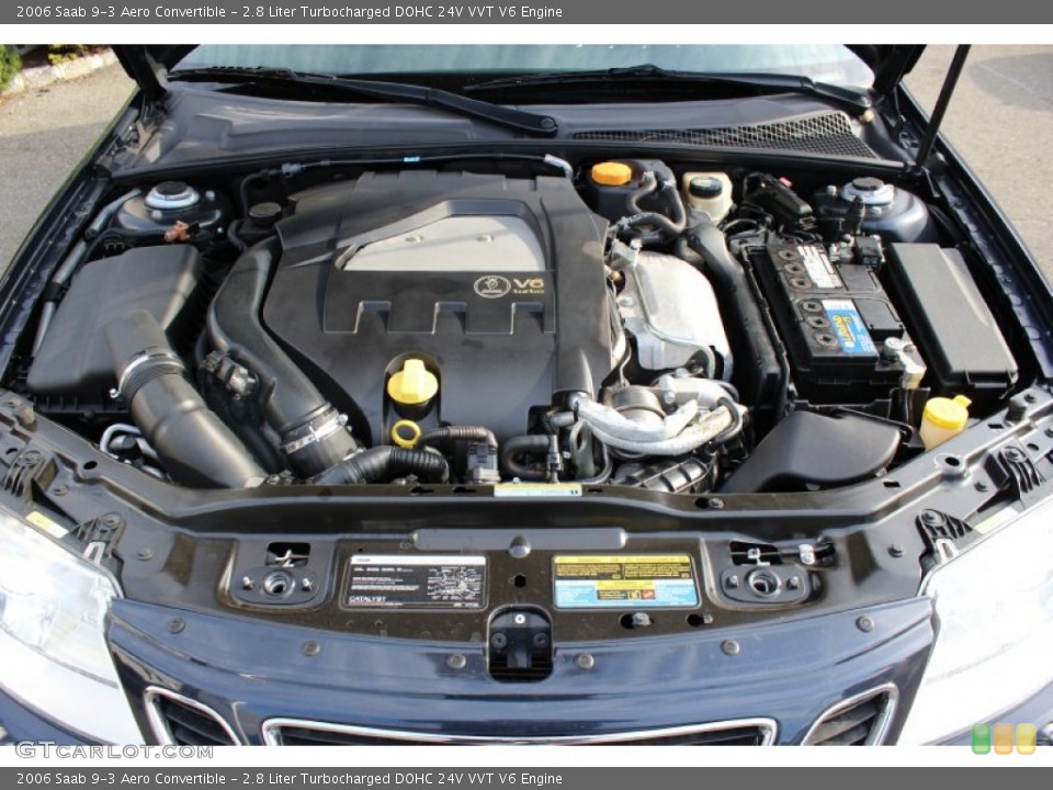 2.8 Liter Turbocharged DOHC 24V VVT V6 Engine for the 2006 Saab 9-3 #57544308
