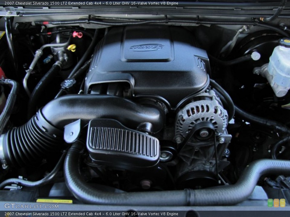 6.0 Liter OHV 16-Valve Vortec V8 Engine for the 2007 Chevrolet Silverado 1500 #57552543