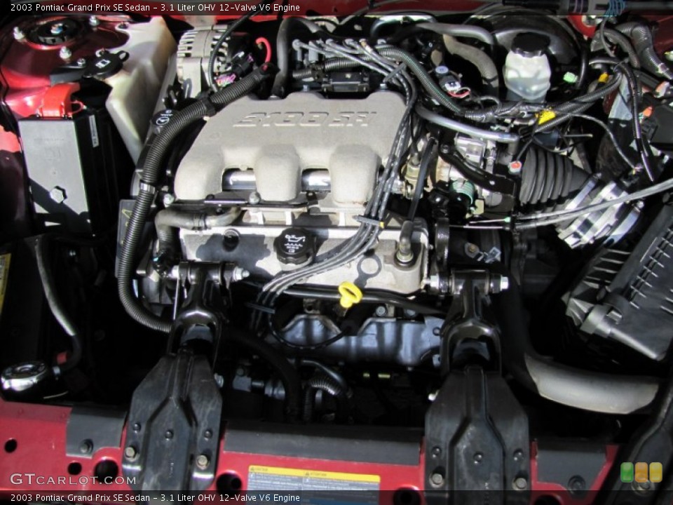 3.1 Liter OHV 12-Valve V6 Engine for the 2003 Pontiac Grand Prix #57552774