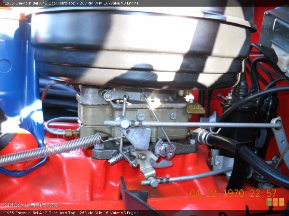 263 cid OHV 16-Valve V8 Engine for the 1955 Chevrolet Bel Air #57553681